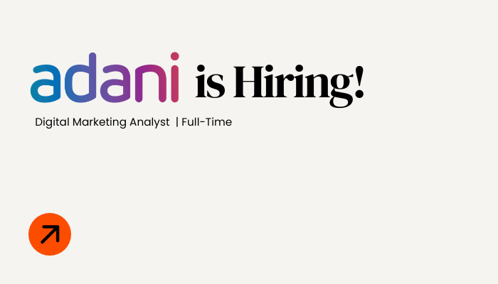 Digital analyzt hiring adani